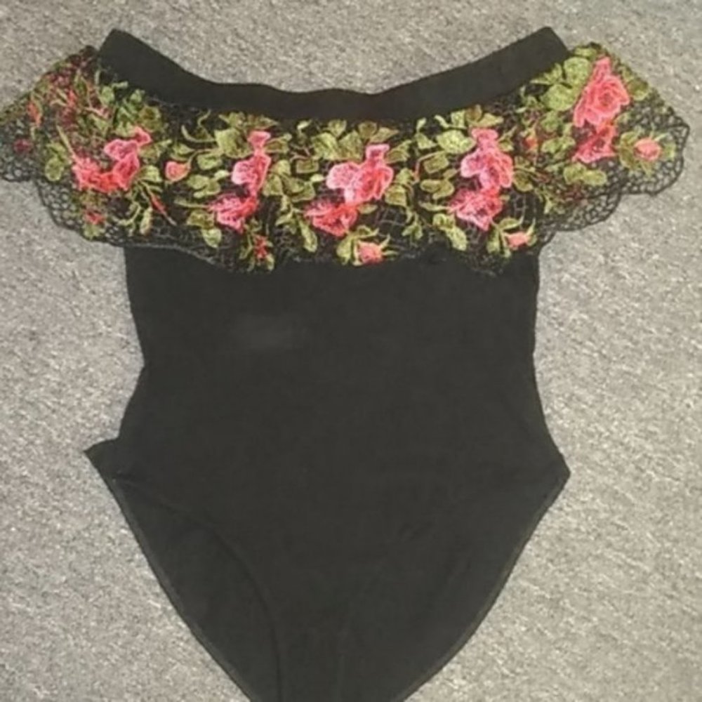 Charlotte Russo body suit off shoulders